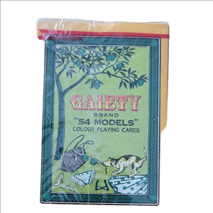 Vintage NOS Gaiety Playing Cards New & Sealed 54 Models